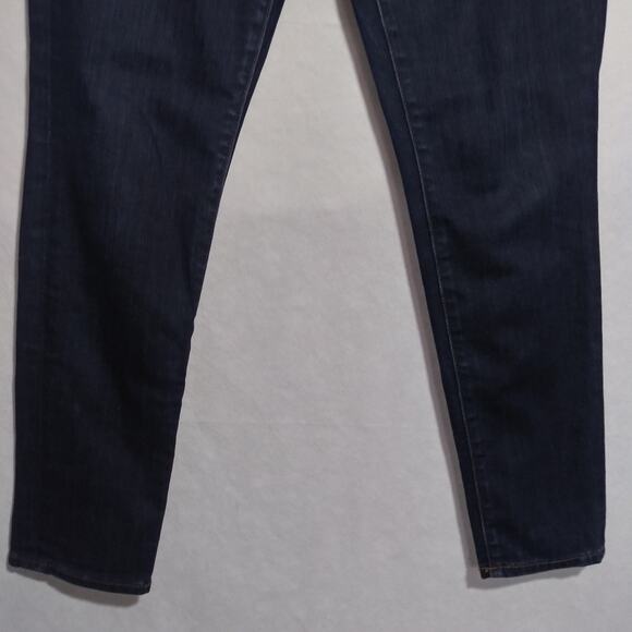 J Crew 46240 Toothpick Ankle Jean Dark Blue Denim Size 27 - Picture 4 of 6